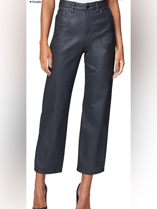 Blank NYC the Baxter Coated black denim New size 24 - Picture 4 of 10